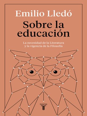 cover image of Sobre la educación